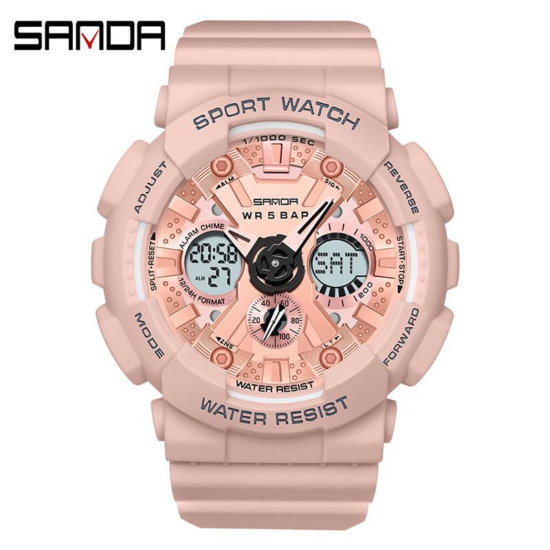 Women Men Watch Sports Dual Display 50M Waterproof Digital Wrist Watch For Male Female Clock relogio feminino High Quality 2025