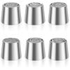 6/8 Pcs Russian Piping Tips Stainless Steel Cake Nozzles Set Layered Rose Icing Tip Flower Piping Tips Kit for Cake Decoration