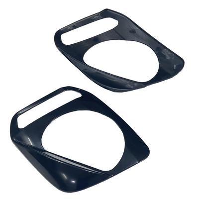 Aftermarket Headlight Covers and Garnishes for Suzuki Jimny JB23/JB33/JB43, Left and Right Set, Black