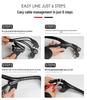 Cable Management Tube for Electric Wires - Soft Wrap for Computer, Monitor, and Power Cords.
