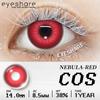 1 Pair Halloween Cosplay Color Contact Lenses Red Amine Colored Lenses Yearly Purple Soft Colored Contact Lens for Eyes
