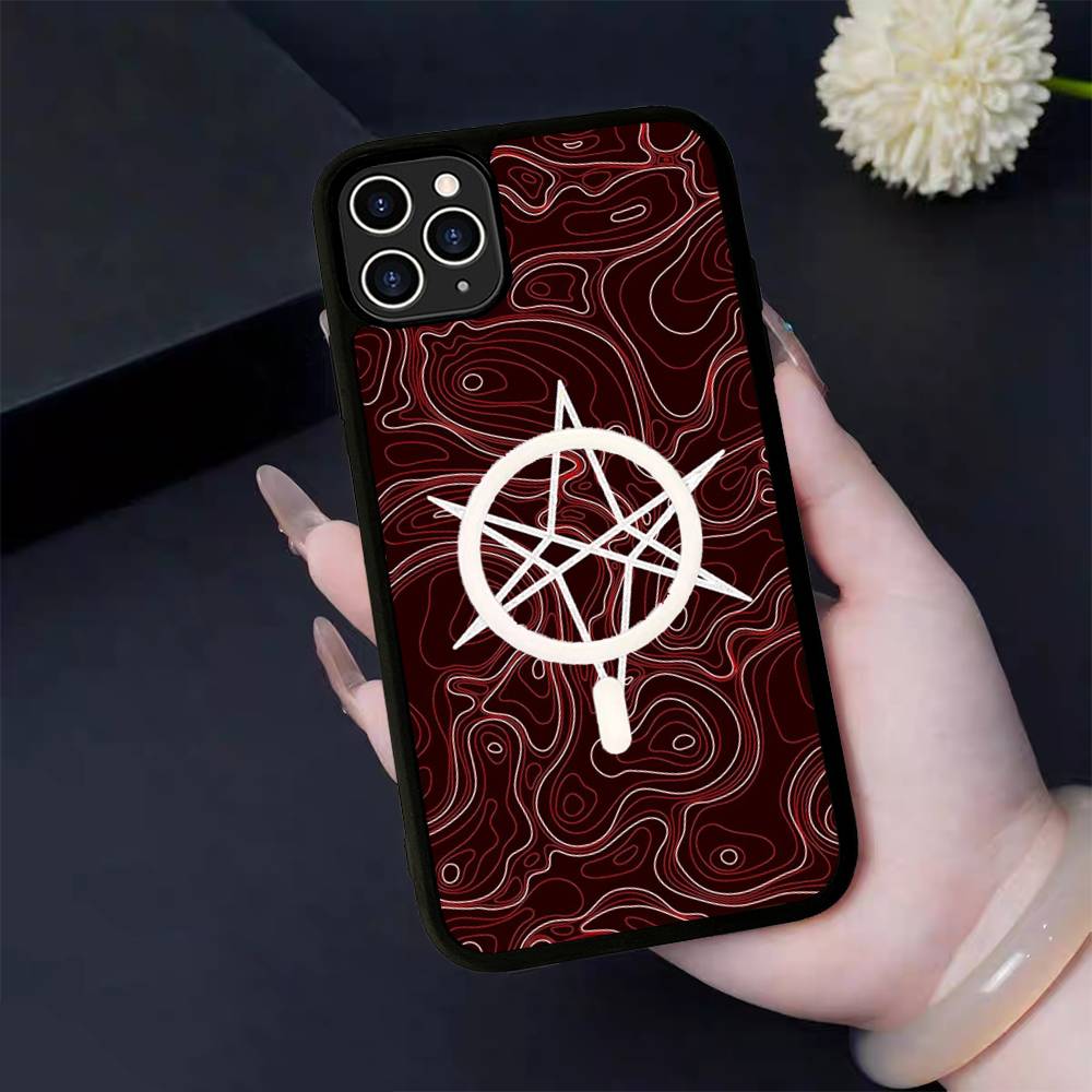 

B-Bring Me The Horizon BMTH Black For Magsafe Magnetic Phone Case For IPhone 16 15 17 Pro Max 11 12 13 14 Plus Cover iPhone 12