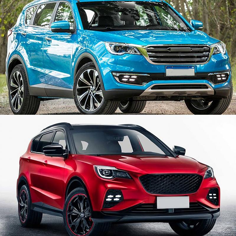 Front Bumper Daytime Running Drive Light Lamp Trim Cover Frame For Chery Jetour X70 X70S 2018 2019 2020 2025 Foglight Foglamp