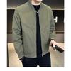 Men S Korean Style Baseball Collar Casual Jacket Spring Autumn