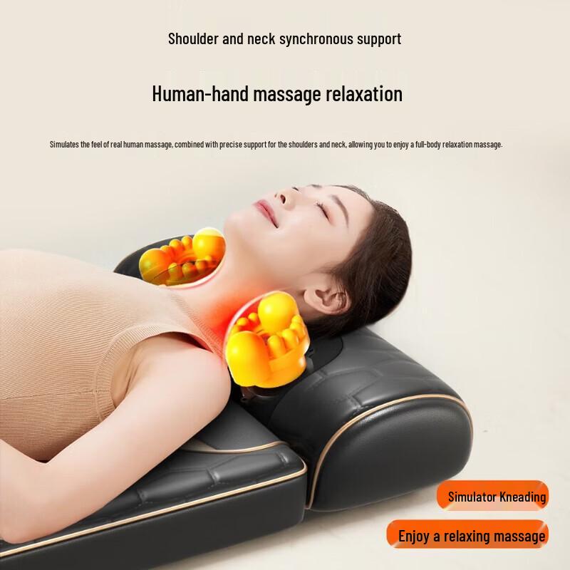 AUX Full Body Heat Massage Cushion with Detachable Foot Massager CN plug (adapter included)