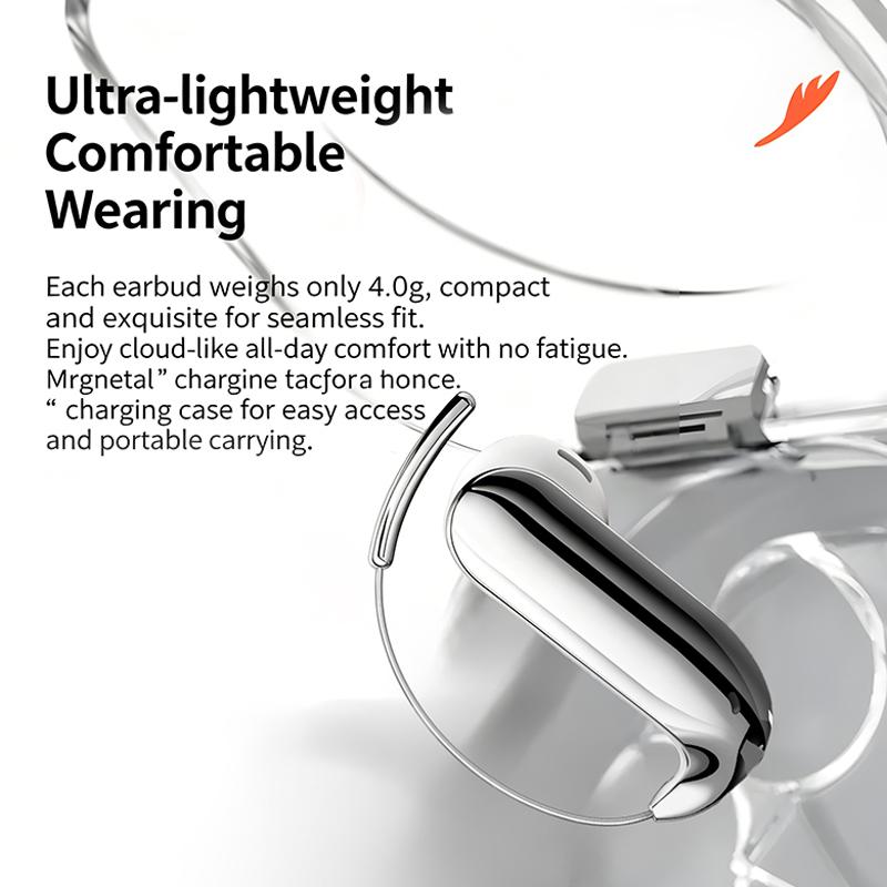 Ai Translator Earbud Earphones Wireless Bluetooth Headset Business Office Travel Real Time Translation Noise Reduction Headset