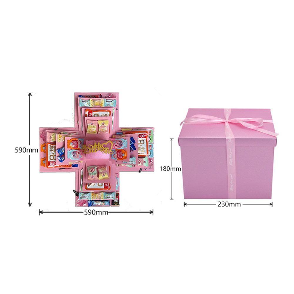 Handmade Surprise Explosion Gift Box For Birthdays Valentine's Weddings