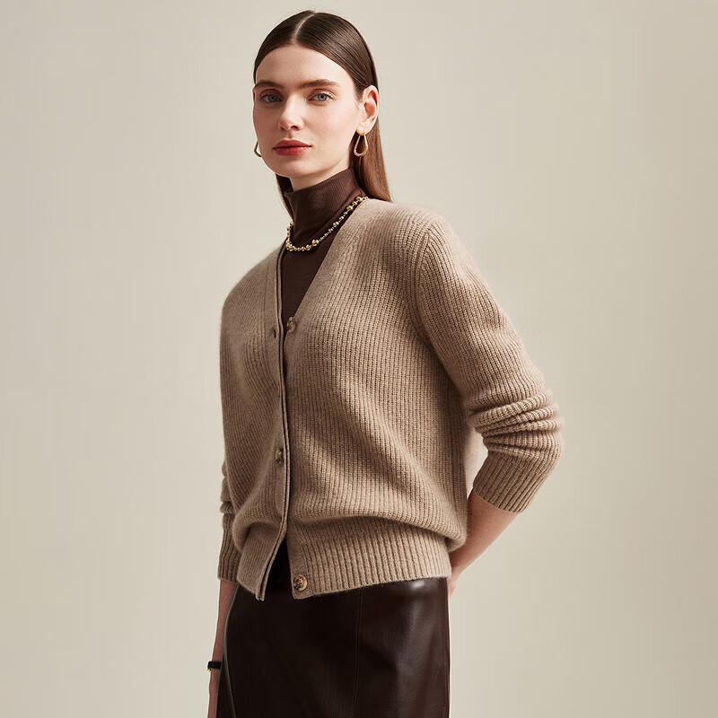 Zhao Jun Women's V-neck Cashmere Cardigan