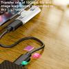 Adaptér pro sluchátka typu C PD 100W audio aux splitter pro Xiaomi 10Gbps přenos dat čip mikrofon podpora rychlého nabíjení USB adaptér pro Samsung
