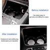 Non-slip Car Water Cup Pad Carbon Fiber Style Rubber Mat For Car Drink Coffe Bottle Holder Coaster