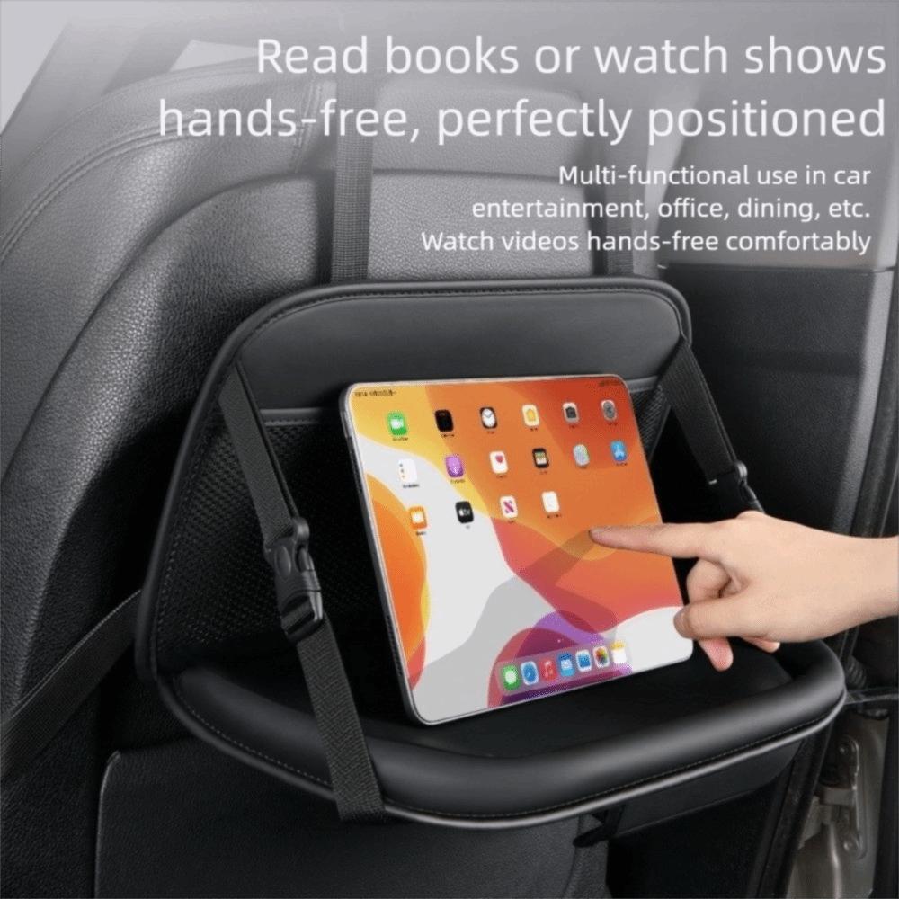 Food Tray Foldable Car Backseat Table Large Capacity Car Work Dining Table  Car interior
