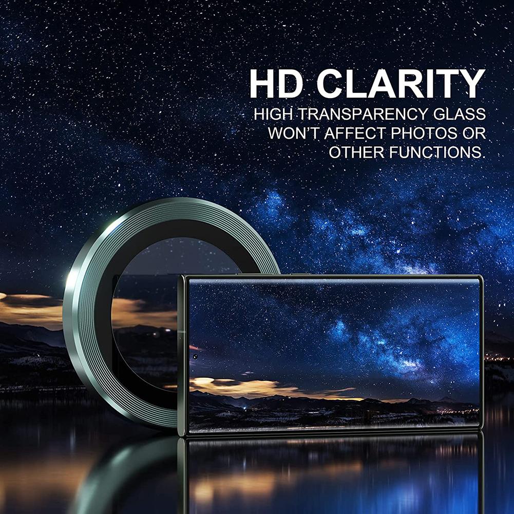 Camera Lens Cover Aluminum Alloy Protective Glass Film Dustproof Wear-resistant Anti-scratch for Samsung Galaxy S23 Ultra 2025