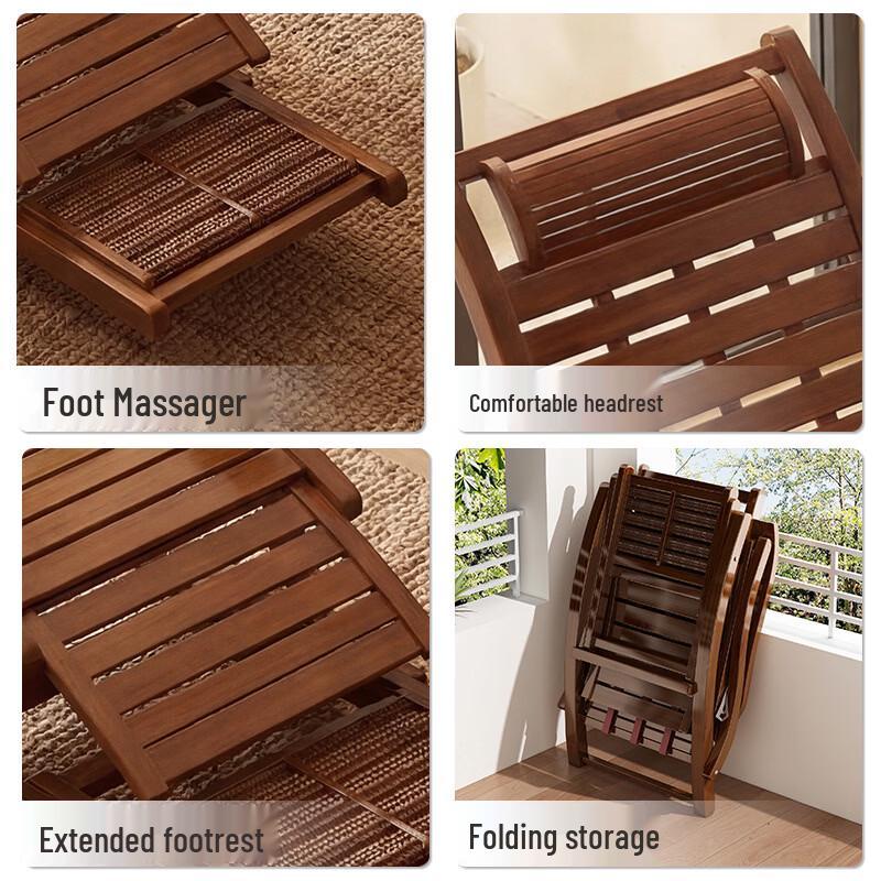 ZISIZ Foldable Rocking Recliner Chair
