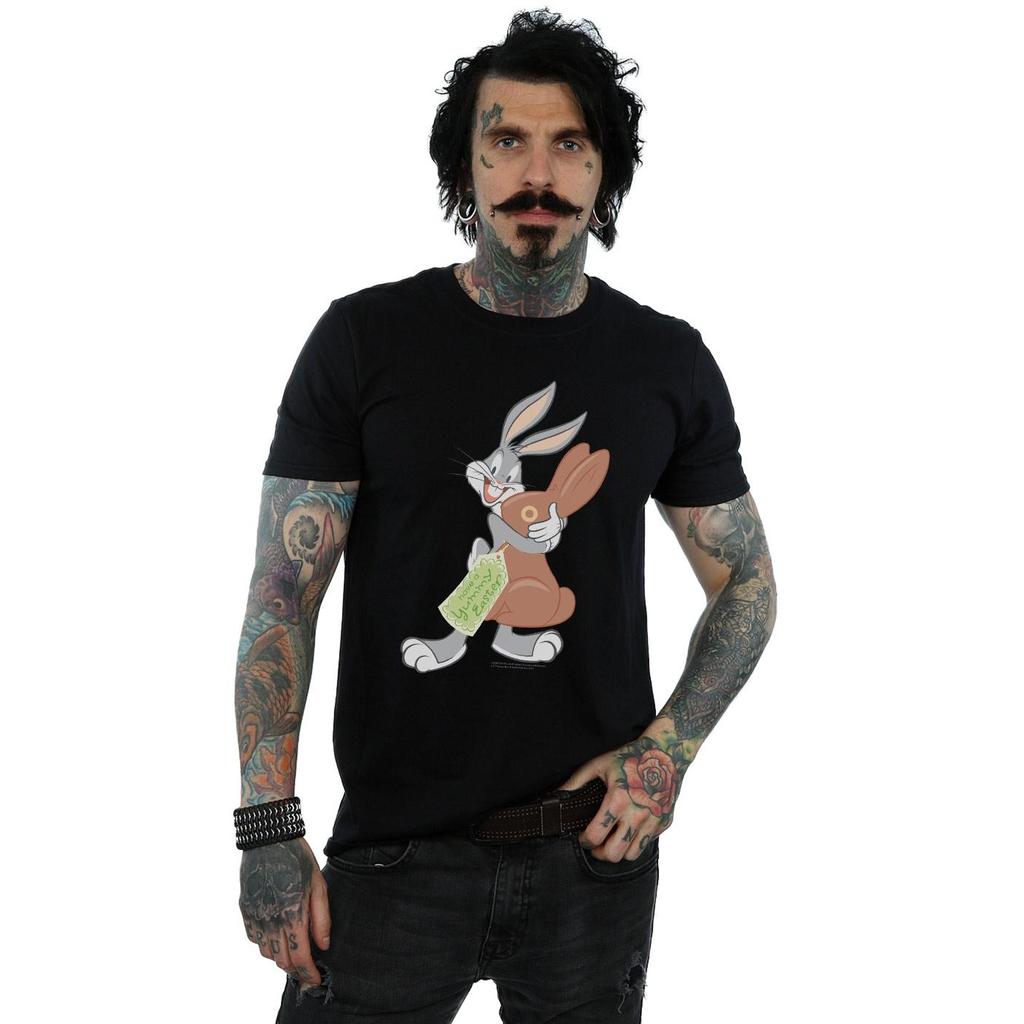 Looney Tunes Mens Bugs Bunny Yummy Easter T-Shirt