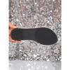 Ciabatte Piatte da Donna con Perline Strass, Design Interno Rialzante, Calzature Casual da Esterno per Spiaggia Slip-On