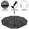 G4Free inch Folding 10 Large Double Bent Compact Automatic Umbrella 46/54/62 Umbrella, Ribs, Canopy, Umbrella, Open/Close, Sturdy, Windproof,