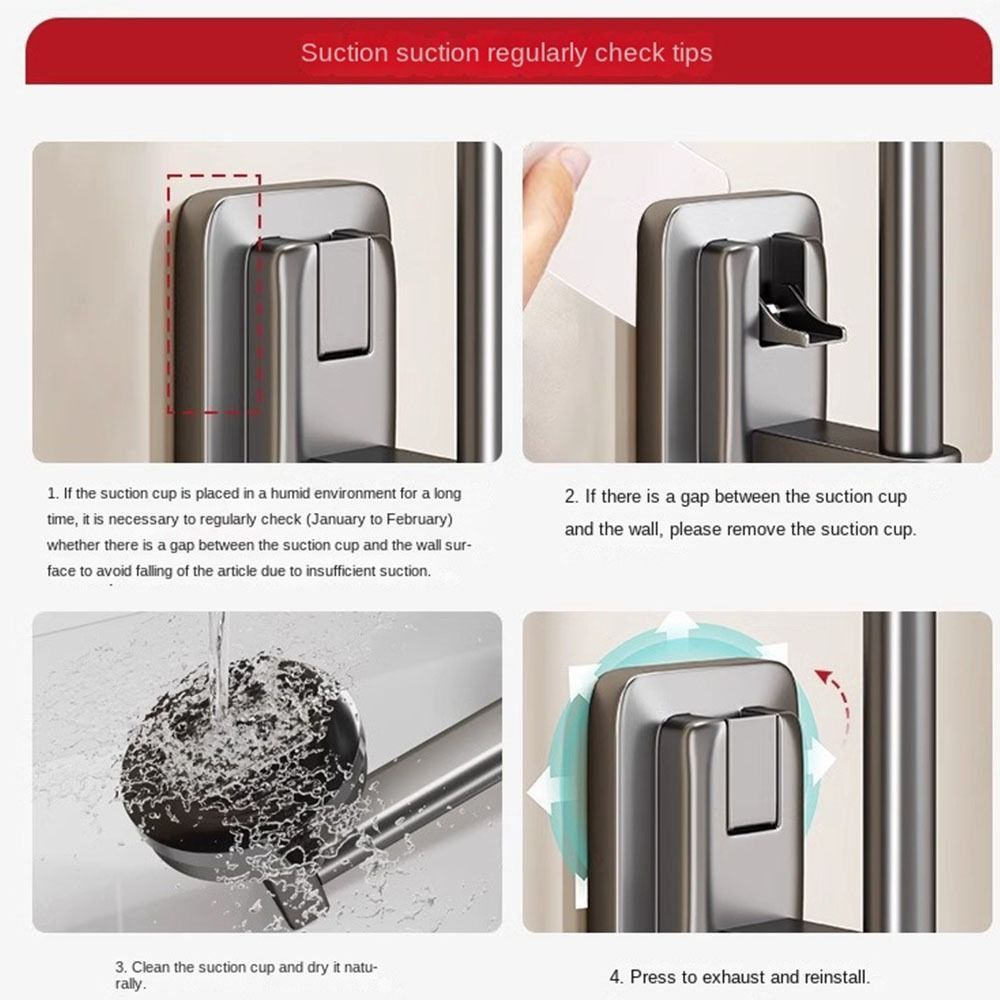 Water-proof Cling Film Storage Rack No Punching Roll Paper Holder Bathroom