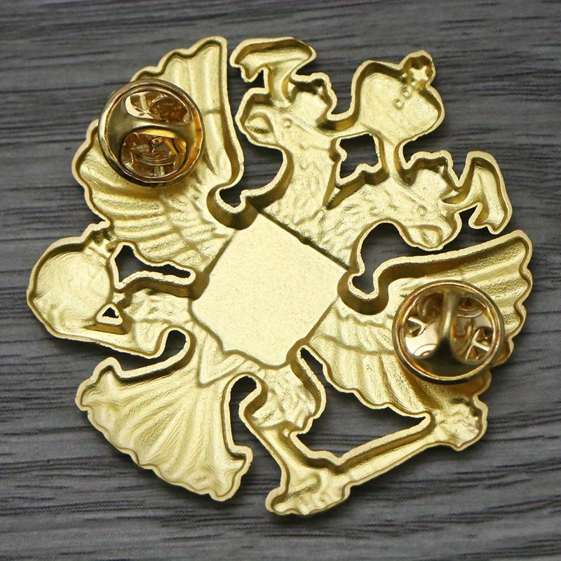 Ruský státní znak Dvouhlavý orel Brož Pin Replika Odznak pro Oblečení Batoh Doplněk