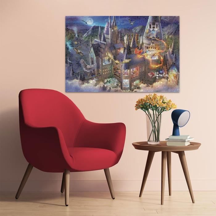 Puzzle 3000 pièces Vue sur le château de Poudlard / Harry Potter, dès 14 ans, 17561, Ravensburger