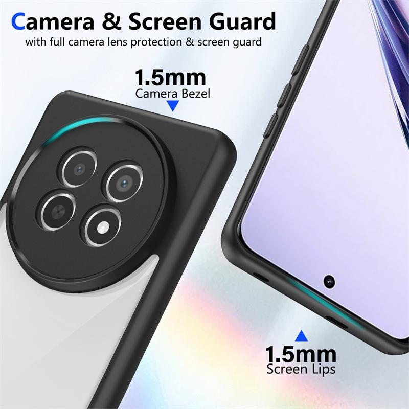 Shockproof Armor Case for Xiaomi Redmi Note 14 Pro 5G 4G 14Pro Plus 14S 14C A3 Poco C75 X7 Silicone Bumper Clear Hard Back Cover