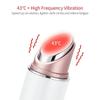 Vibration 45℃ Hot  Microcurrent Face Lifting Device Red Light Facial Wand Eye Massager Tightening Anti Wrinkle Skin Care Beauty