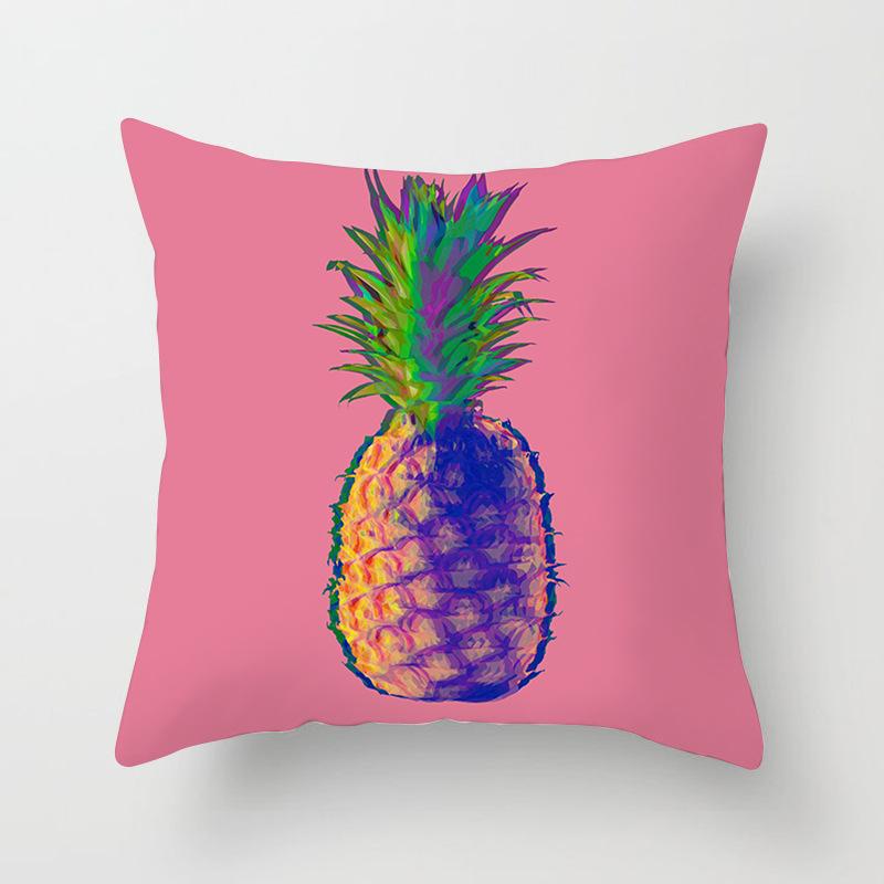 Cartoon Fruit Digital Printing Car Pillow Cushion Home Soft Decoration