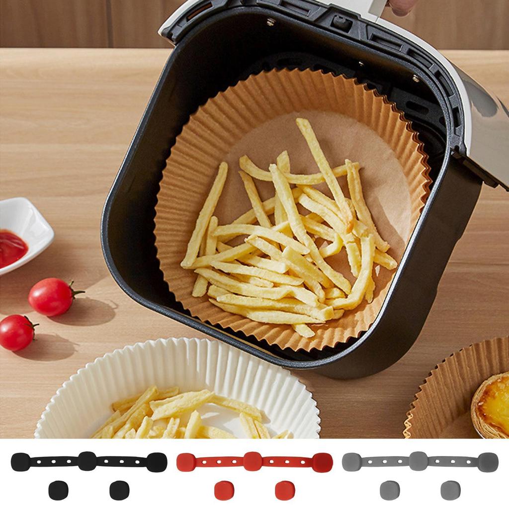 Air Fryer Magnetic Silicone Buckle Silicone Heat-Resistant Air Fryer Magnets for Parchment Liner for Kitchen Home Apartment