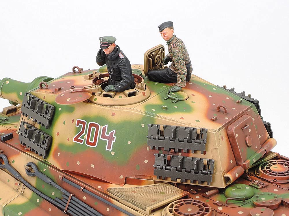 Tamiya Military Miniature Series 252 German Army Heavy Tank King Tiger Henschel Turret Ardennes Front Plastic Model Kit 35252 1/35 No.