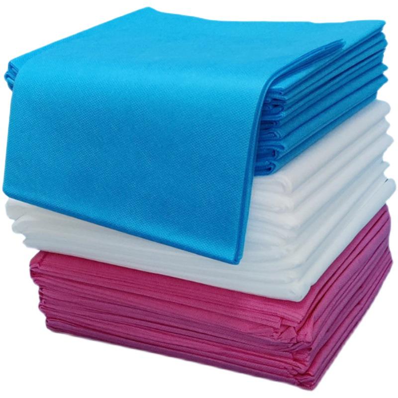 Thickened Non-woven Disposable Bed Sheet – Waterproof & Breathable, White, for Beauty Salon, Massage, or Foot Bath.