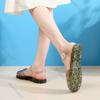 Sandali da Donna in Gelatina Tacco Basso Estivi Romani Paillettes Scarpe in Gelatina Calzature per Casa e Esterno Retrò Trasparenti Regolabili Pantofole in PVC