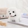 Kids Electric Plush Dog Toy Interactive Barking Nodding Movable Tail Walking Puppy Plushie Toddlers Educational Simulation Stuffed Animal Toy