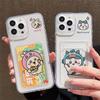 Card Slot Holder Silicone Wallet Pocket Case For Xiaomi Redmi Note 12 13 Reno 12F 13F 14F Samsung S23 S24 S25 Infinix Note 30 Cover Clear Phone Bumper