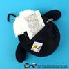 NICI Mini Shaun the Sheep Figure Pouch, German Animal Sheep Coin Purse, Carabiner, Keychain, Bag Charm, Accessory, Gift, Present, Collection, White
