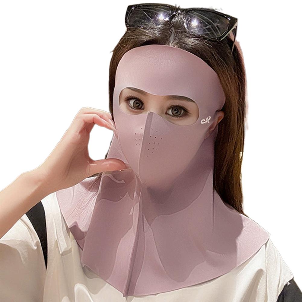Full Face Sun Protection Mask - Breathable UV Sunscreen For Men Seamless Cover Neck Forehead Ou V7Q7