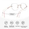 Oversize Rimless Pochromic Myopia Glasses for Women  Twinkling Anti-blue Light Near Sighted Eyewear UV Goggle Shades 0 to-4.0