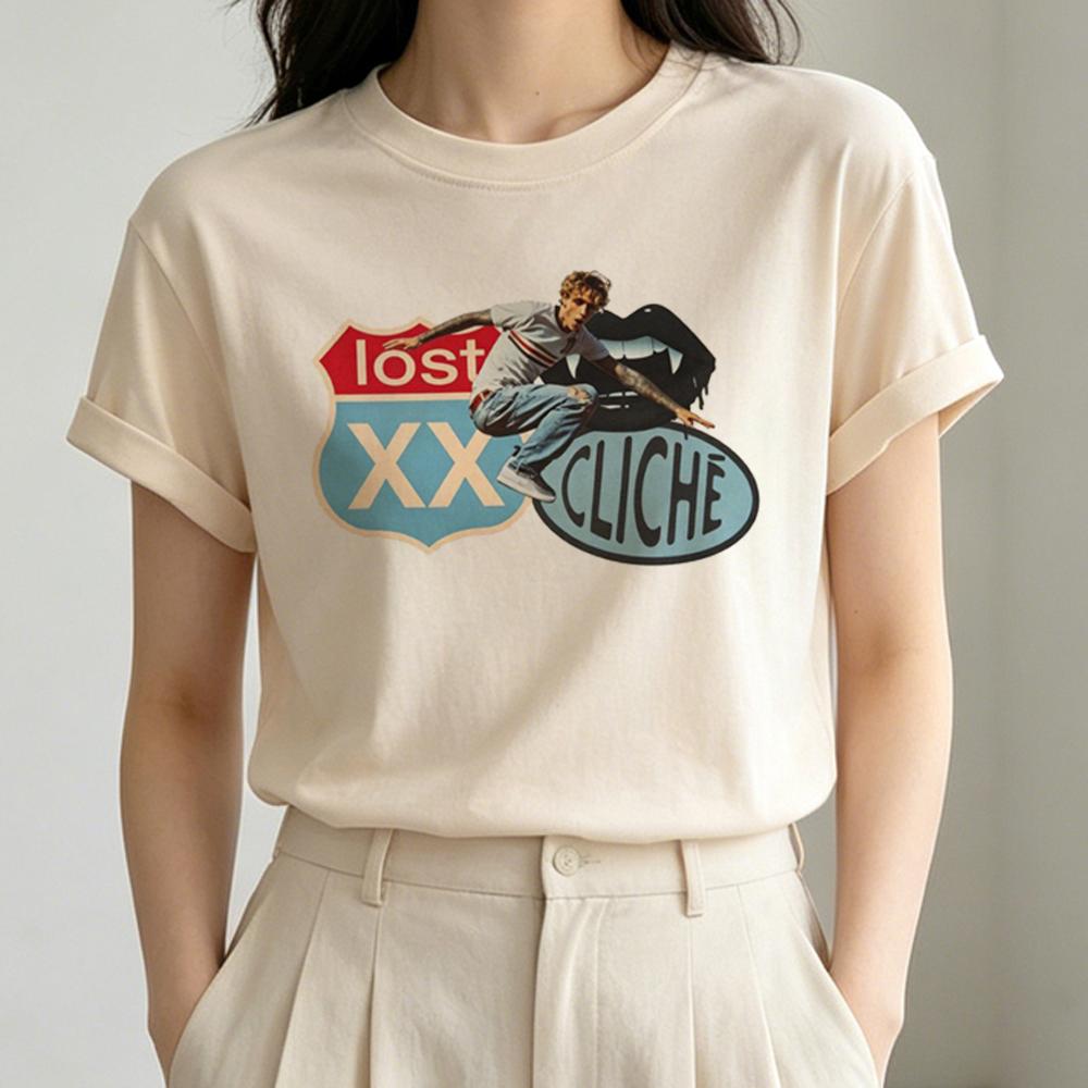 Mgk top t-shirts damen dollette Retro party yk jojifuku t-shirt koreanische mode ästhetik baddie billig streetwear