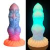 Luminous Silicone Anal Plug for Self-Stimulation - Unisex Erotic Toy