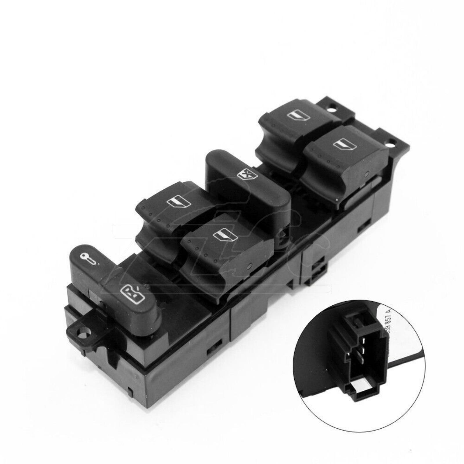 18D959857A: Driver s side window regulator switch for Volkswagen Lavida.