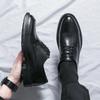 Factory direct sales hairstylist male new fashion Korean version trend casual shoes, large size leather shoes