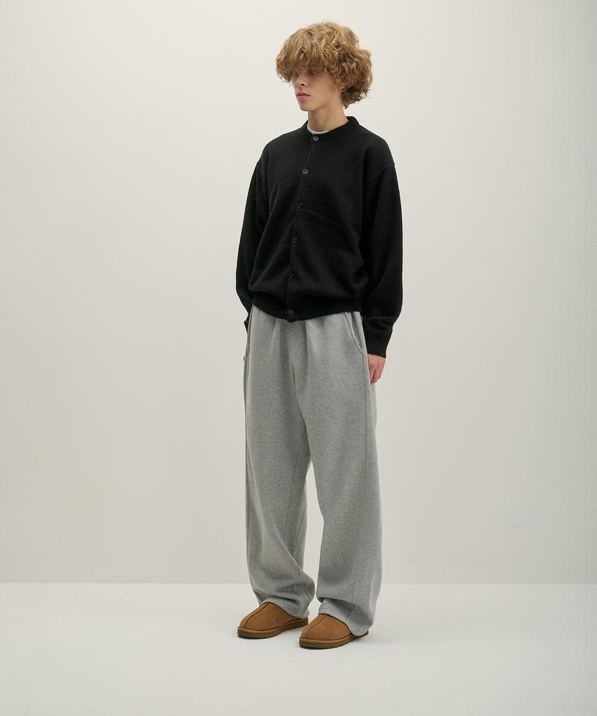 GNOK Curved Wide Sweatpants [Melange]