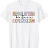 Autismus Bewusstsein Akzeptanz Regulierung Vor Erwartung T-Shirt