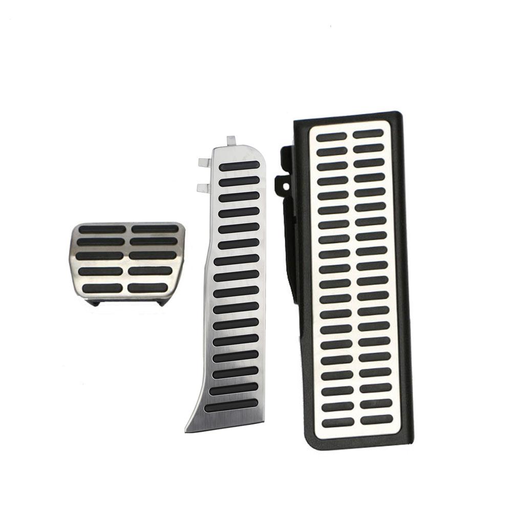 Car Pedal Cover for Volkswagen VW Tiguan MK1 5N 2009 - 2014 2015 2016 LHD Gas Brake Pedals Rest Pedal Pad Protector Accessories