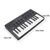 TOPINCN MIDI Keyboard Bluetooth 8 RGB Music Beginner to Black 25-Key Controller, Enabled, Wireless, Pads, Multi-DAW Compatible, Production,