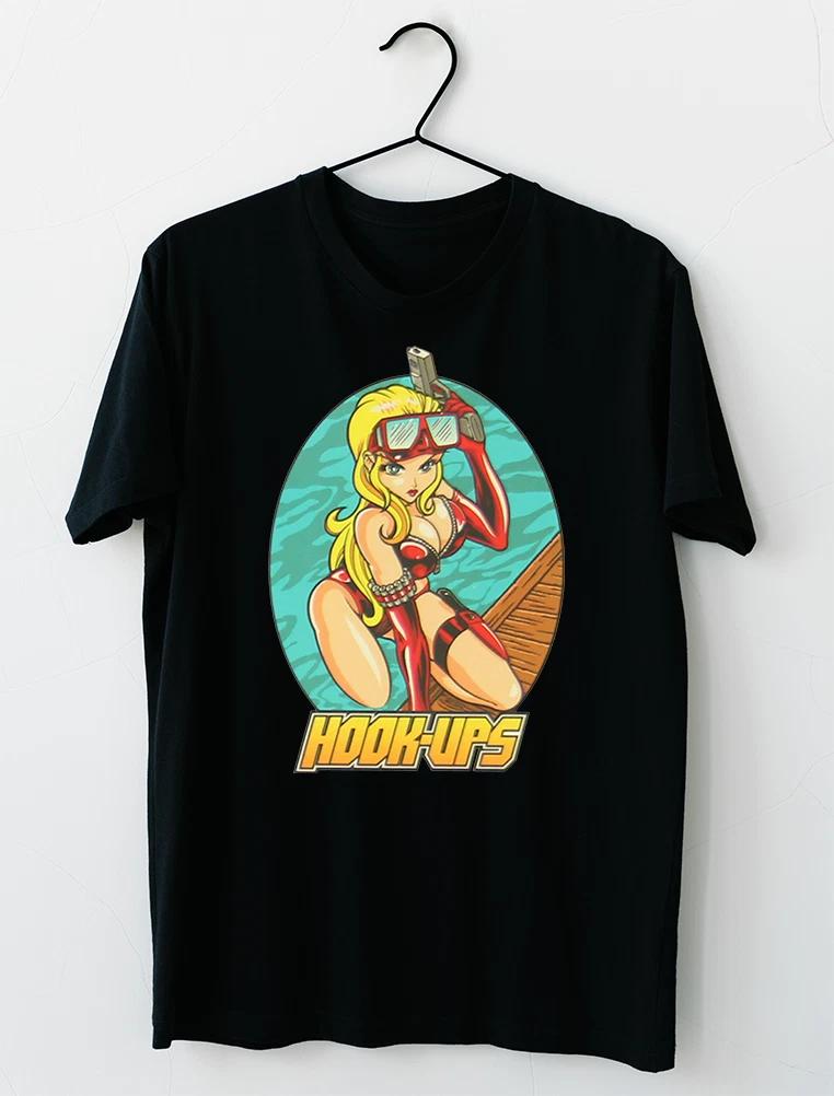 Hookups Skateboard Aqua Police T-Shirt S-2XL L