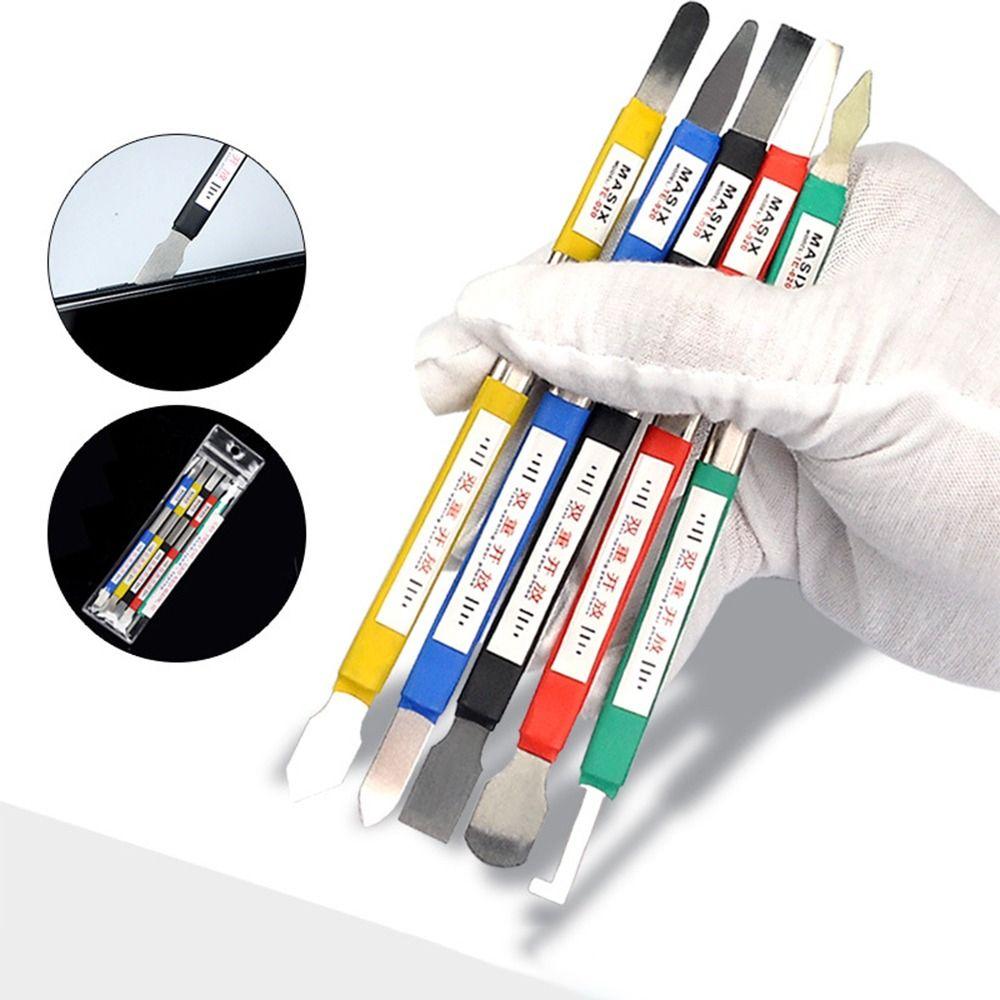 

5PCS/Set Double-Headed Screen Opening Tool Metal Phone Pry Bar Set Phone PC