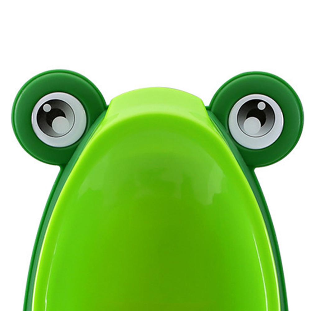 Frog Shape Baby Boys Standing Potty Cartoon Wall-Mounted Kids Boys Toilet Potty with Removable Isolation Urine Bag