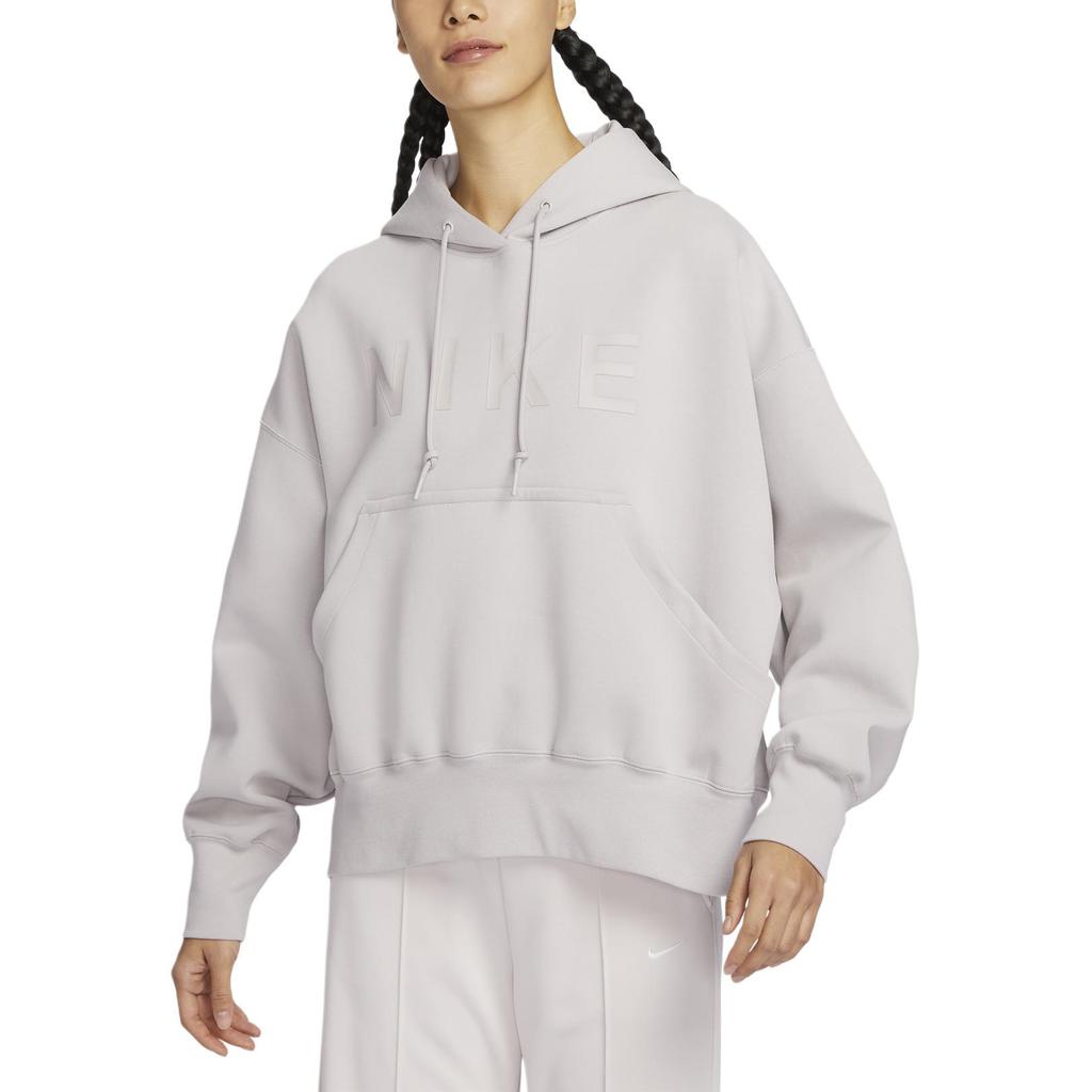 Nike Sweatshirts Women's Gray Hooded Moderate Other HF5039-012