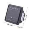AC Digital Electric Gauges 220V Generator High Accuracy Shockproof Generator Electric Indicator for Backup Energy Sources