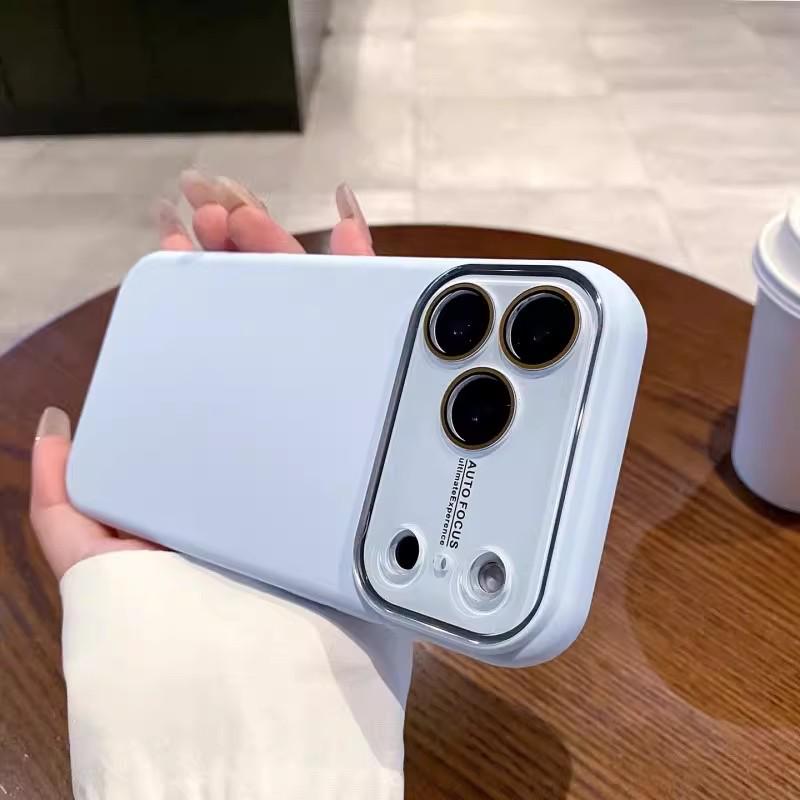 

Full-Coverage Silicone Window Case for iPhone 17 Pro Max, Skin-Feel, Protective iPhone 15 Plus