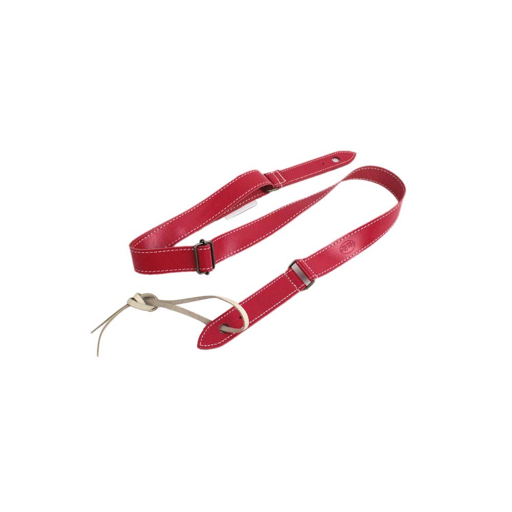 LIVE LINE Ukulele Strap Leather Red YUS26RED